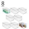 mDesign Plastic Storage Bin Box Container, Lid and Handles - 2 of 4