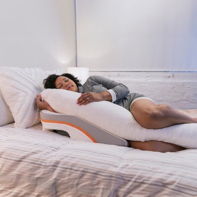 Large White Memory Foam Reflux Relief Wedge Pillow System