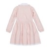 Girls' Organic Peter Pan Collar Button Front Sweater Dress, Kids - 3 of 3
