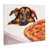 Stupell Industries German Shepherd with Pizza Canvas Art - 2 of 4