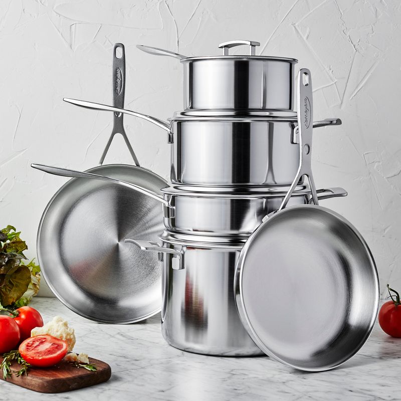 Demeyere Industry 5-Ply 10-pc Stainless Steel Cookware Set, 2 of 4