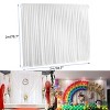 Artloge 2m/3m Extra Large White Silk Photography Backdrop Curtain Banquet Drapery for Wedding Stage Ceremony Party Event Home Window Decor - 2 of 4