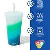 Silipint: Silicone 22oz Straw Tumblers, 2 Pack Mountain Air - 2 of 4