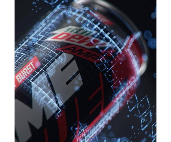 Mountain Dew AMP Game Fuel Charged Cherry Burst - 16 fl oz Can