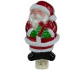 Northlight 6.75" Santa with Gift Frosted Christmas Night Light - 3 of 4