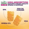 Omega Fish Oil Gummies - Delicious Orange Flavor Fish Oil Omega 3 Supplements with Heart Healthy EPA & DHA Fatty Acids for Heart - 120 Gummies - 2 of 4