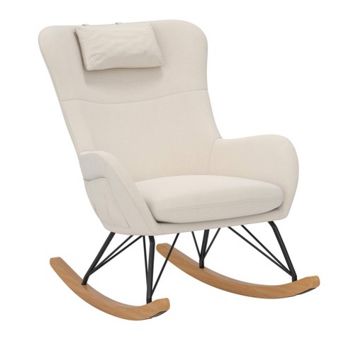 Target white rocking online chair