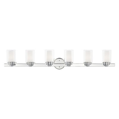 Livex Lighting Manhattan 6 - Light Vanity in  Polished Chrome
