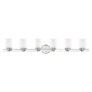 Livex Lighting Manhattan 6 - Light Vanity in  Polished Chrome - 1 of 2