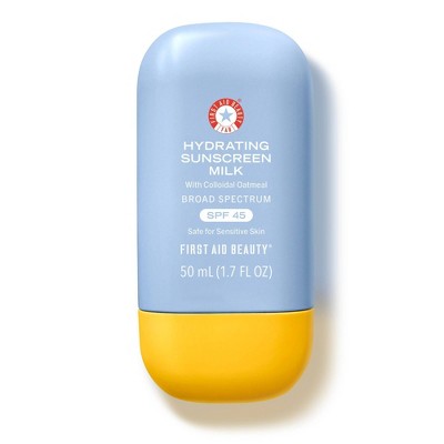 FIRST AID BEAUTY Hydrating Sunscreen Milk - SPF 45 - 1.7oz - Ulta Beauty
