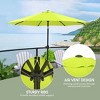 WestinTrends 9 Ft Outdoor Patio Market Table Umbrella with Tilt and Crank - 4 of 4