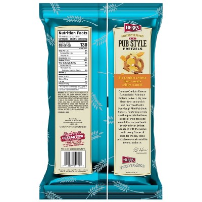 HERR'S Cheddar Pub Style Flavored Mini Pretzels - 11oz