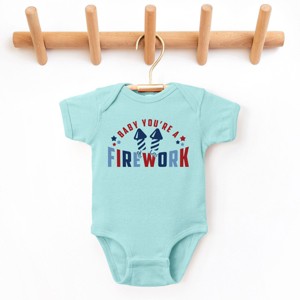 The Juniper Shop Baby You're A Firework Stars Baby Short Sleeve Bodysuit - 1 of 4