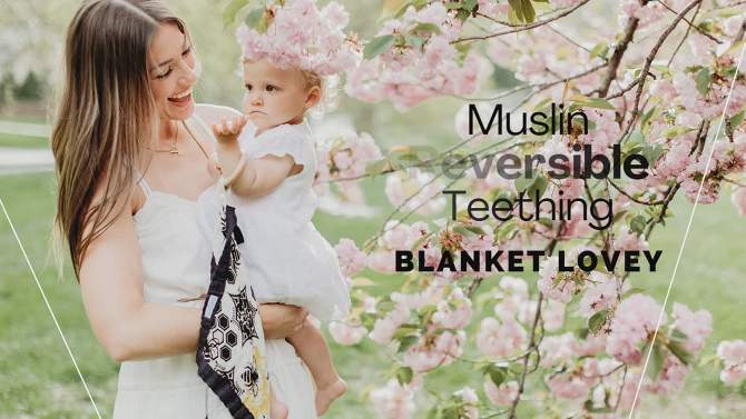 Kanga Care Reversible Teething Blanket Lovey, 2 of 5, play video