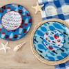 Pavilion Gift Company - Beach - 11.5" Glass Platter with Bowl - Serving Platters - 4 of 4