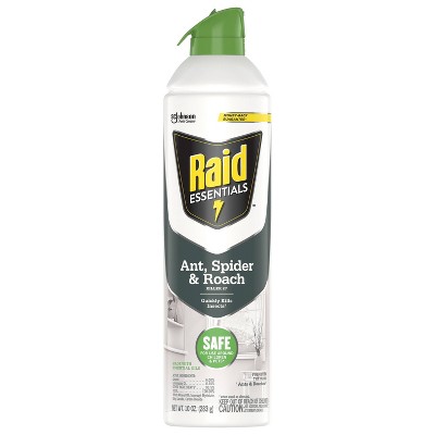 Raid Essentials Ant, Spider & Roach Killer Aerosol - 10oz