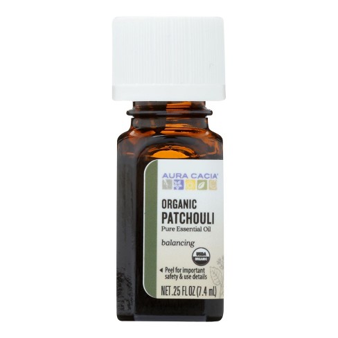 Aura Cacia Organic Patchouli Pure Essential Oil - 0.25 fz - image 1 of 4