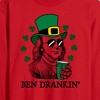 Men's - Instant Message - St Paddys Ben Drankin Long Sleeve Graphic T-Shirt - 2 of 4