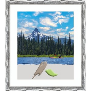Amanti Art Scratched Wave Chrome Picture Frame - 1 of 4