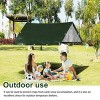 Onarway Waterproof Poly Tarps 2 Pack 10x10 FT, 6Mil Thick Green Tarpaulin with Grommets, Tarp Cover for Camping, Roof, Boat & Pool - 4 of 4