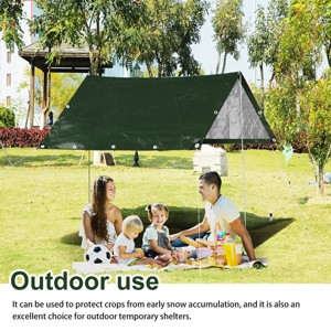 Onarway Poly Tarp 2 Pack 6x8 Ft – 6Mil Green Waterproof Tarpaulin with Grommets, UV Resistant Heavy Duty Cover for Camping, Boat, Pool, Roof & Outdoor - 1 of 4