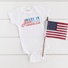 The Juniper Shop Made In America Stars And Stripes Baby Bodysuit - 2 of 2