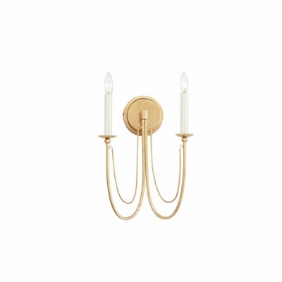 Maxim Lighting Plumette 2 - Light Wall Light in  Gold Leaf
