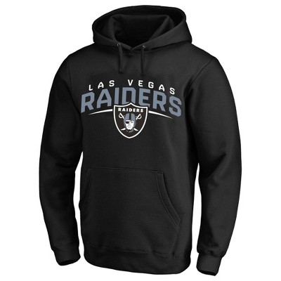 Men's Profile Black Las Vegas Raiders Big & Tall Trench Battle Pullover Hoodie