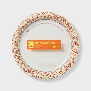 Fall Disposable Plates - 24ct - 10" - up & up™ - 1 of 3