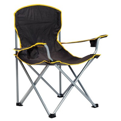 target black folding chairs