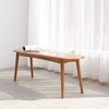 Sapphtopaz Modern Ottoman Shoe Bench Vanity Stool with Metal Legs Footstool Entryway Bench for Living Room, Bedroom, Fitting room - 3 of 4
