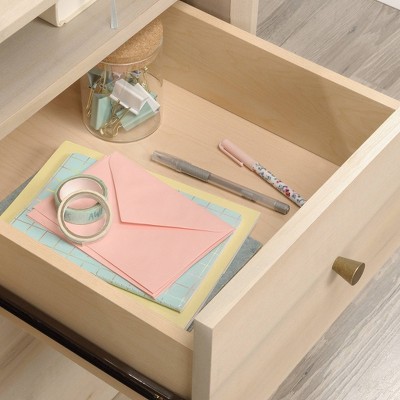 Pacific Maple Scandi-Inspired Desk with Built-In Storage