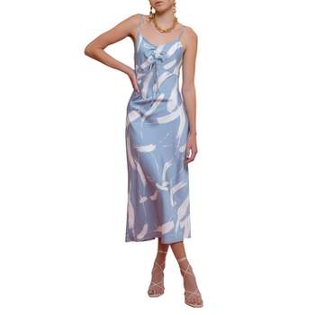 West K Women's Virginia Slip Dress - Medium - Teal : Target