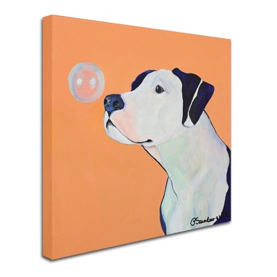 Trademark Fine Art -Pat Saunders-White 'Fascination' Canvas Art
