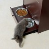Pet Feeder Station With Food Storage Cabinet, 2 Stainless Bowl,Shelf, Pull Out Cat Bowls,Pet Toy Storage Organizer For Dogs Cats 32"H x 23"W x 13.3"D - 4 of 4