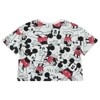 Ladies Mickey Mouse Fashion Shirt - Disney Mickey Mouse Clothing - Mickey Mouse Allover Print Crop Top T-Shirt - 2 of 4