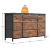 Homhougo TV Stand for TVs up to 55" Brown - 2 of 4