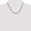 Black Bow Jewelry 4.5mm 14k Yellow Gold Solid Concave Anchor Chain Necklace - 2 of 4