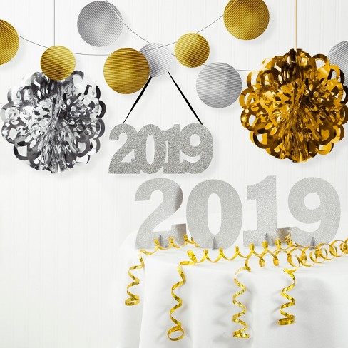 2019 New Year s Decorations  Kit Gold  Target 