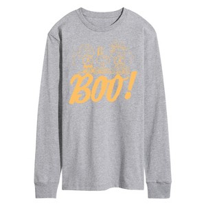 Men's - Peanuts - Boo Long Sleeve Graphic T-Shirt - 1 of 4