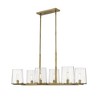 Z-Lite Callista 6 - Light Island Pendant Light in  Rubbed Brass - 2 of 4