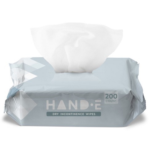 Hand-E Disposable Dry Wipes - Dry Disposable Wash Cloths for Seniors, Baby,  Cleaning - No Additives - Cleansing Dry Washcloths - Packs of 50 in 2023