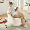 VANOMi Upholstered Sloped-Arm Swivel Chair - 3 of 4