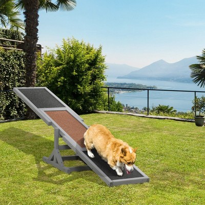 LOVMOR Wooden Dog Agility Seesaw for Training and Exercise