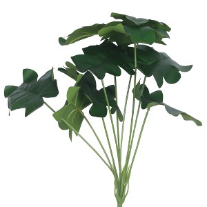 Unique Bargains Wedding Birthday Artificial Stems Leaves Decor 1 Pc - 1 of 4