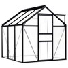vidaXL Greenhouse Anthracite Aluminum 38.9 ft - 2 of 4