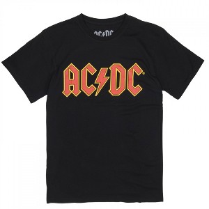 Mens AC/DC Classic Logo Black Colorway T-Shirt - 1 of 2