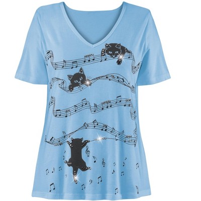 Collections Etc Musical Kittens Top