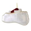 Craftoutlet.Com 3.0 Inch Merry Christmas Ornament Christmas Tree Ornament , Santa Hat (1PC) - 2 of 3