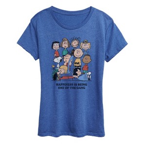 Women's - Peanuts - One Of The Gang Short Sleeve Graphic T-Shirt - 1 of 4